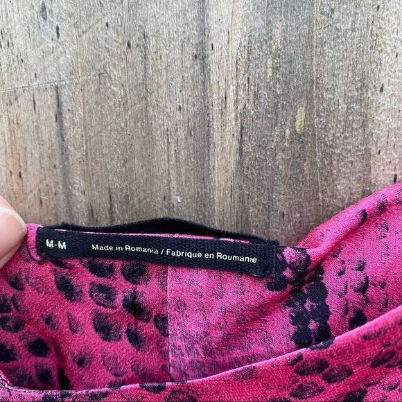 Urban outfitters snake print slip maxi dress in pink size medium - Picture 9 of 10